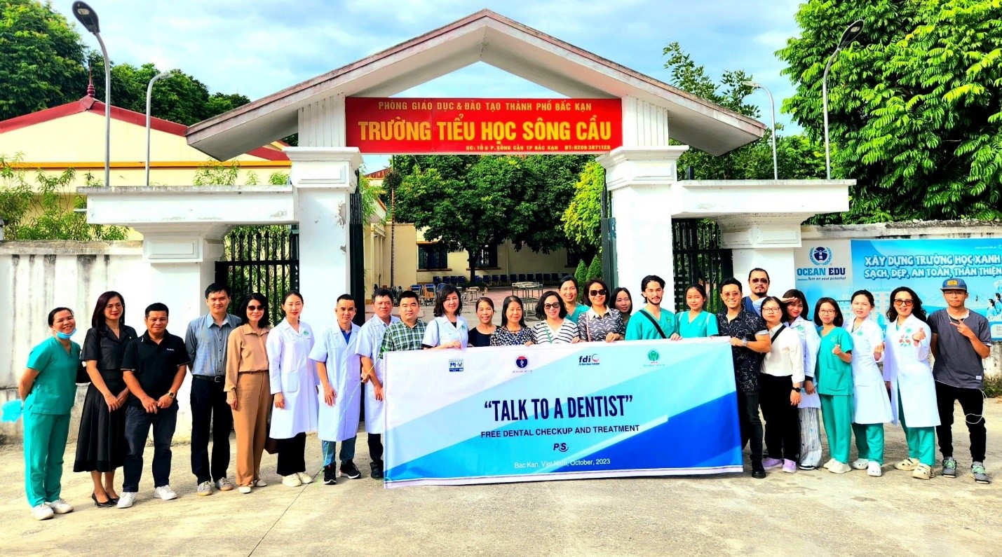 CHƯƠNG TRÌNH KHÁM, TƯ VẤN VÀ TRUYỀN THÔNG SỨC KHỎE RĂNG MIỆNG CHO HỌC SINH TRƯỜNG TIỂU HỌC SÔNG CẦU, BẮC KẠN